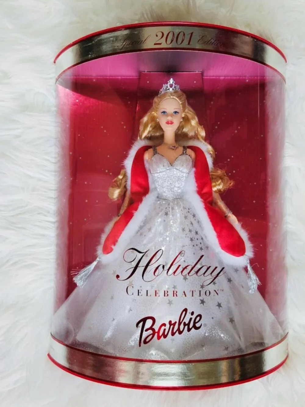 2001 Holiday Celebration Barbie Special Edition Doll NIB Mattel Collector New